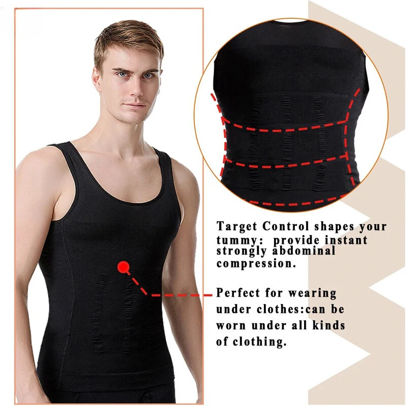 (image for) Sport Vest Men's Quick Dry Stretchy Sweat-wicking Sportswear for Gym Workout Running Exercise Fitness